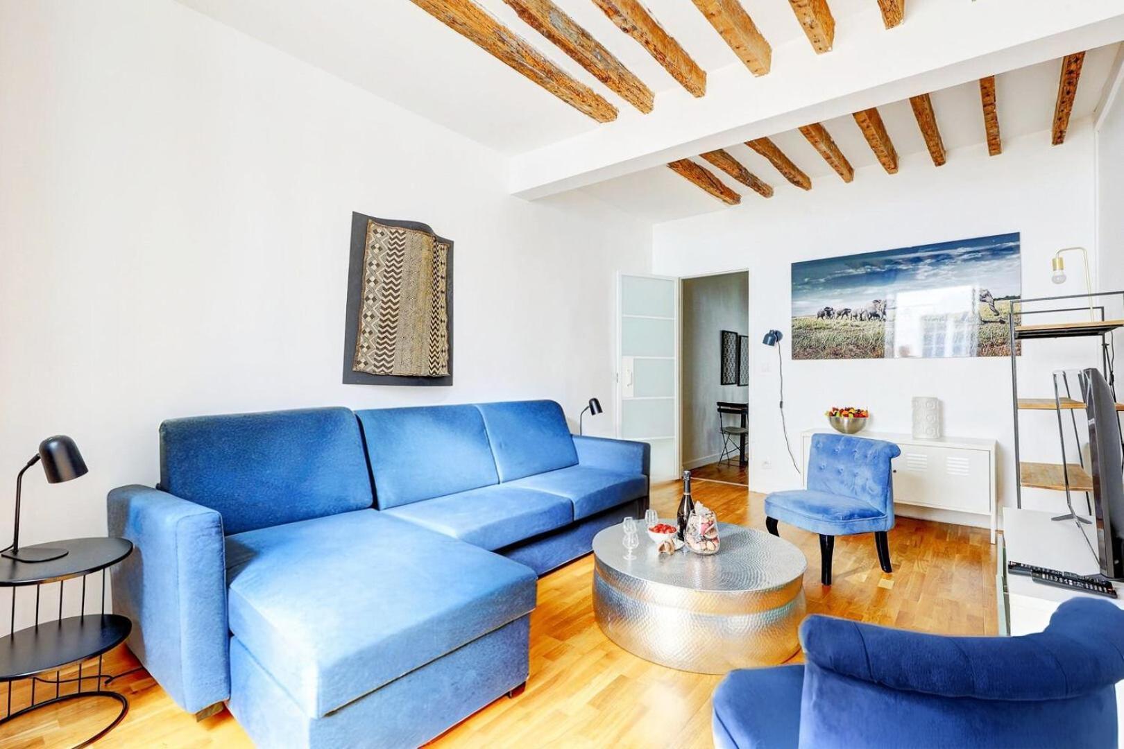 Bluestay 284 - Superbe Appartement Dans Le Marais Париж Экстерьер фото
